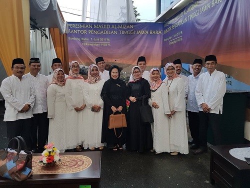 Peresmian Masjid Al-Mizan Kantor PT Jawa Barat